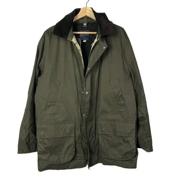 Brooks Brothers Olive Green Waxed Field Utility Jacket M - Picture 1 of 8